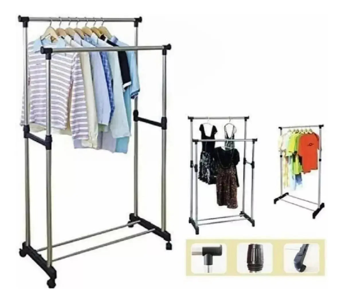 Tendedero Doble Organizador de Ropa TRIVOX | Más Espacio, Más Orden