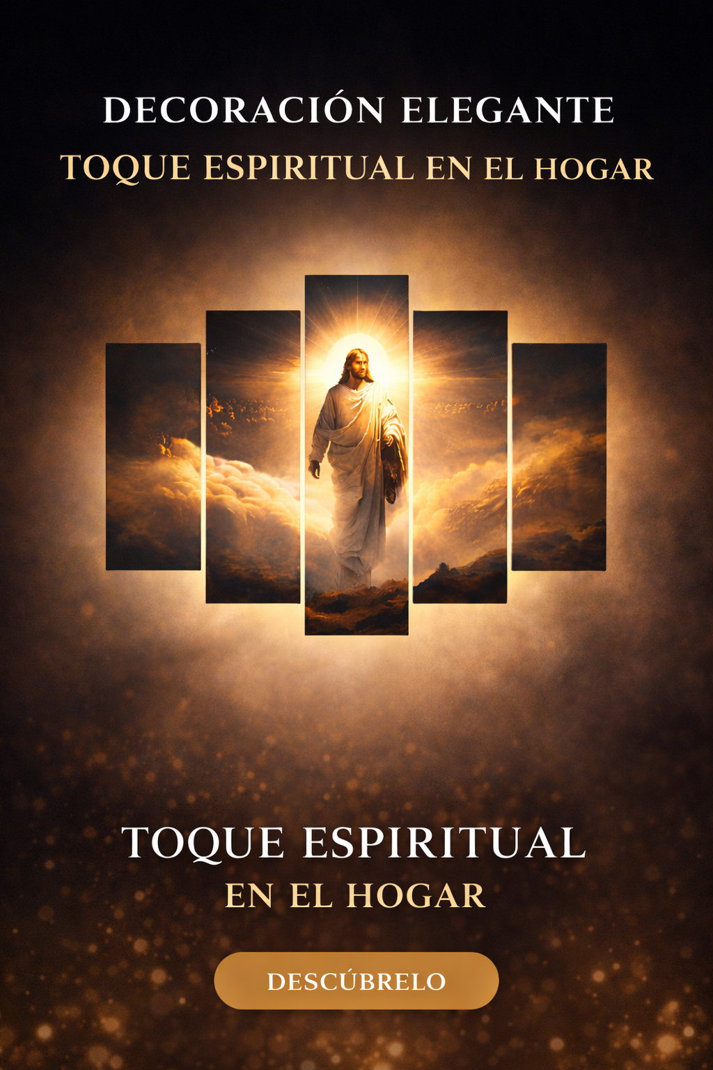CUADRO DE 5 PIEZAS RELIGIOSO - W 139